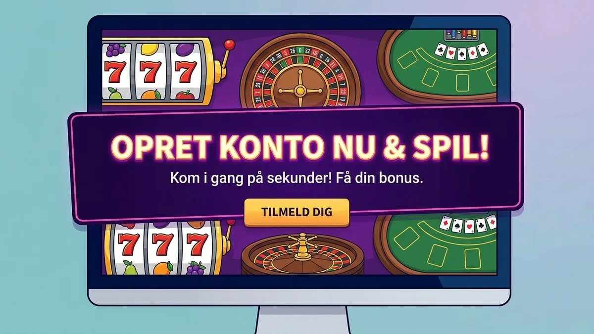 Opret konto med bonus