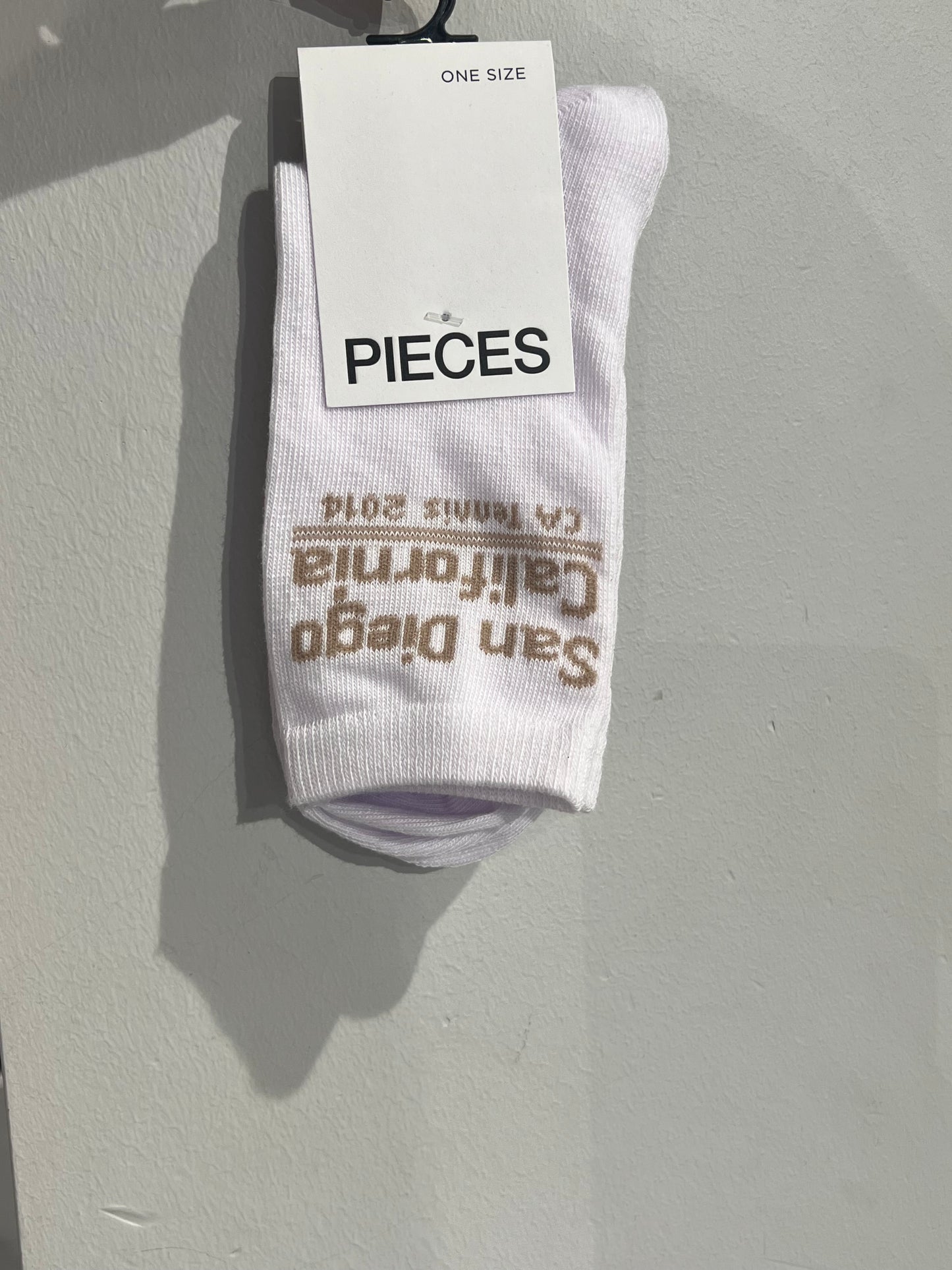 PCSOEY Socks - Bright White