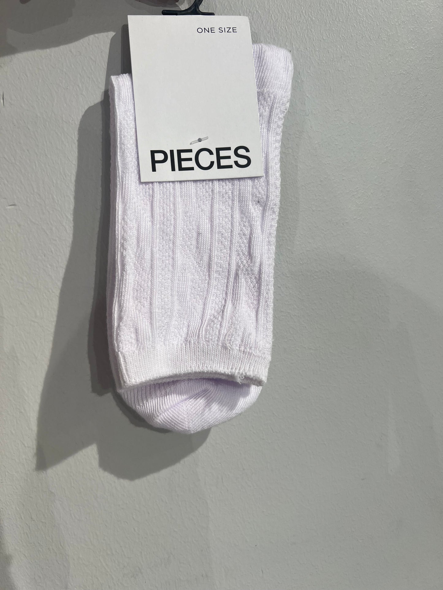 PCSANNE Socks - Bright White