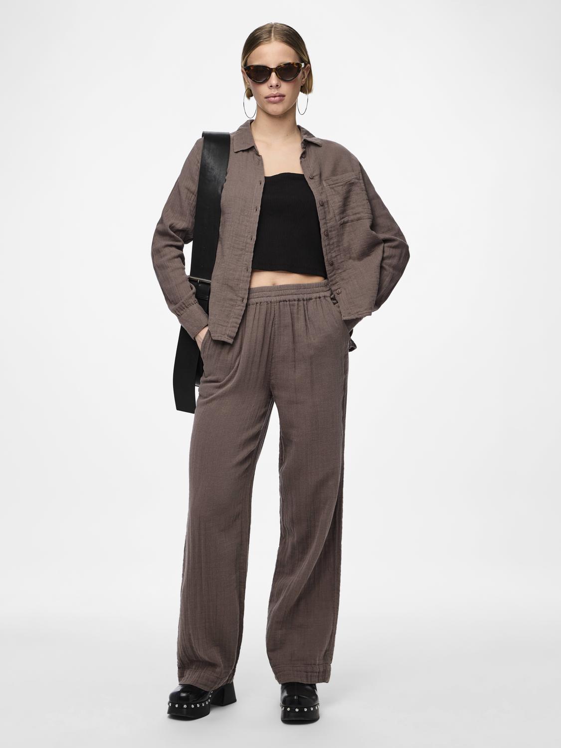 PCKAPPEL Trousers - Falcon