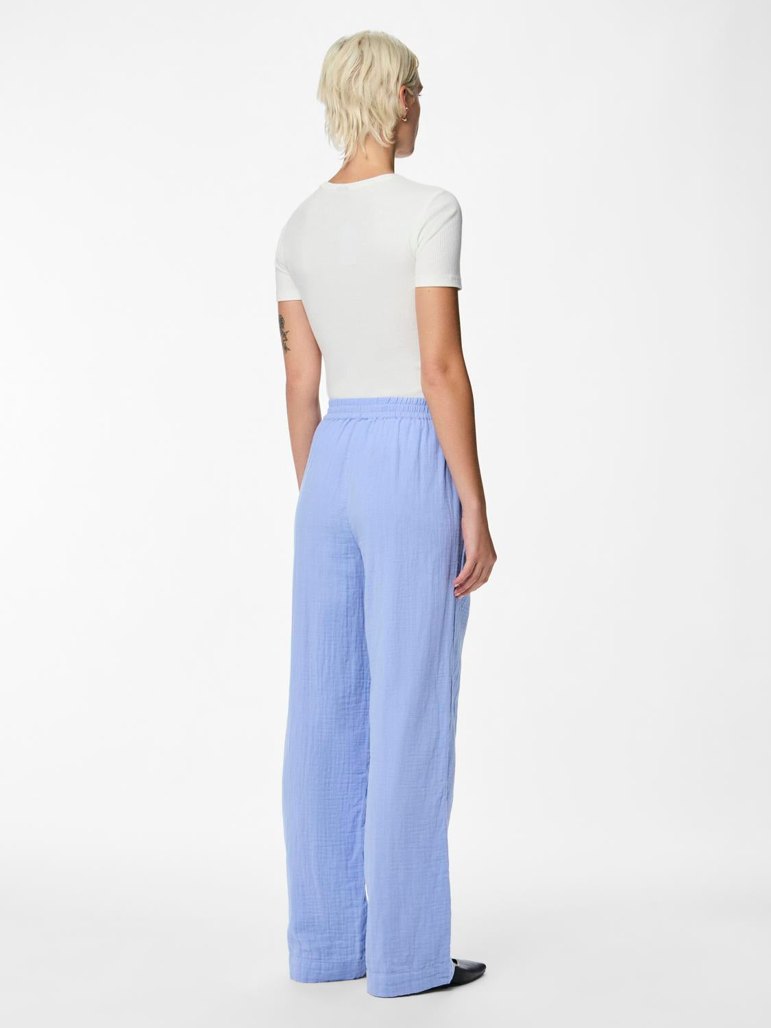 PCKAPPEL Trousers - Hydrangea