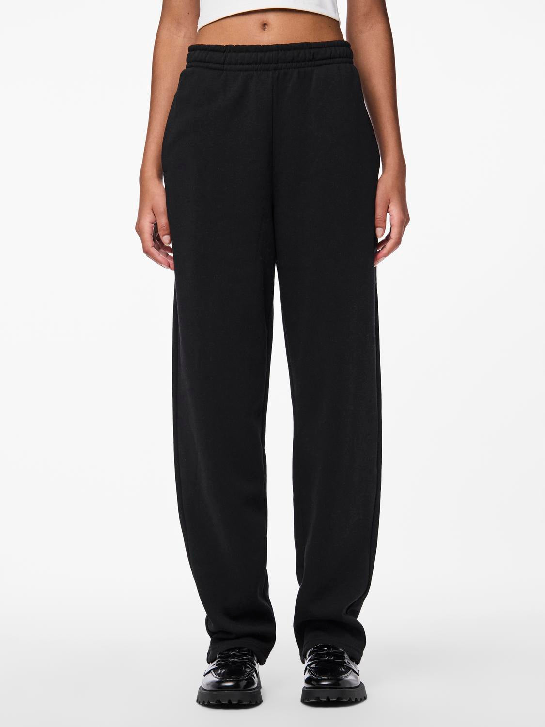 PCCHILLI Straight Pants - Black