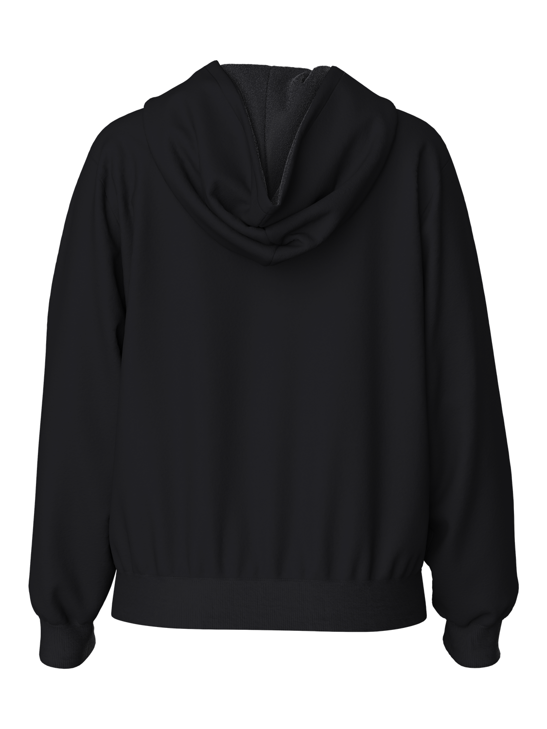 PCCHILLI Sweatshirt m. Lynlås - Black