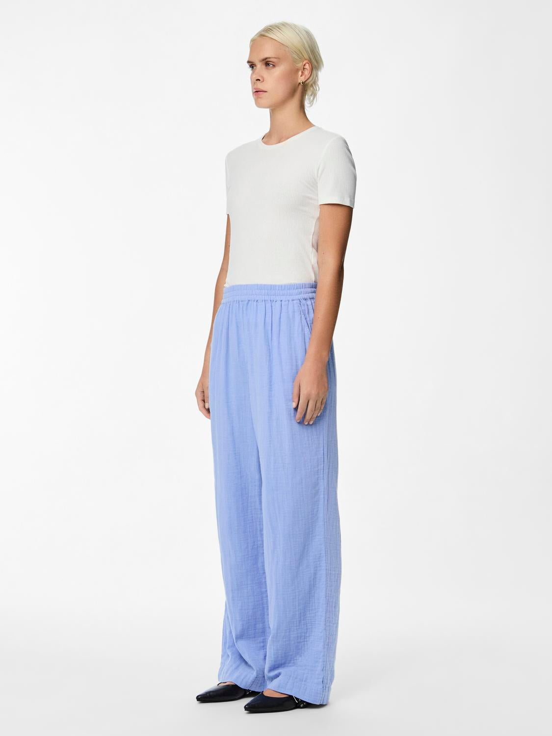 PCKAPPEL Trousers - Hydrangea