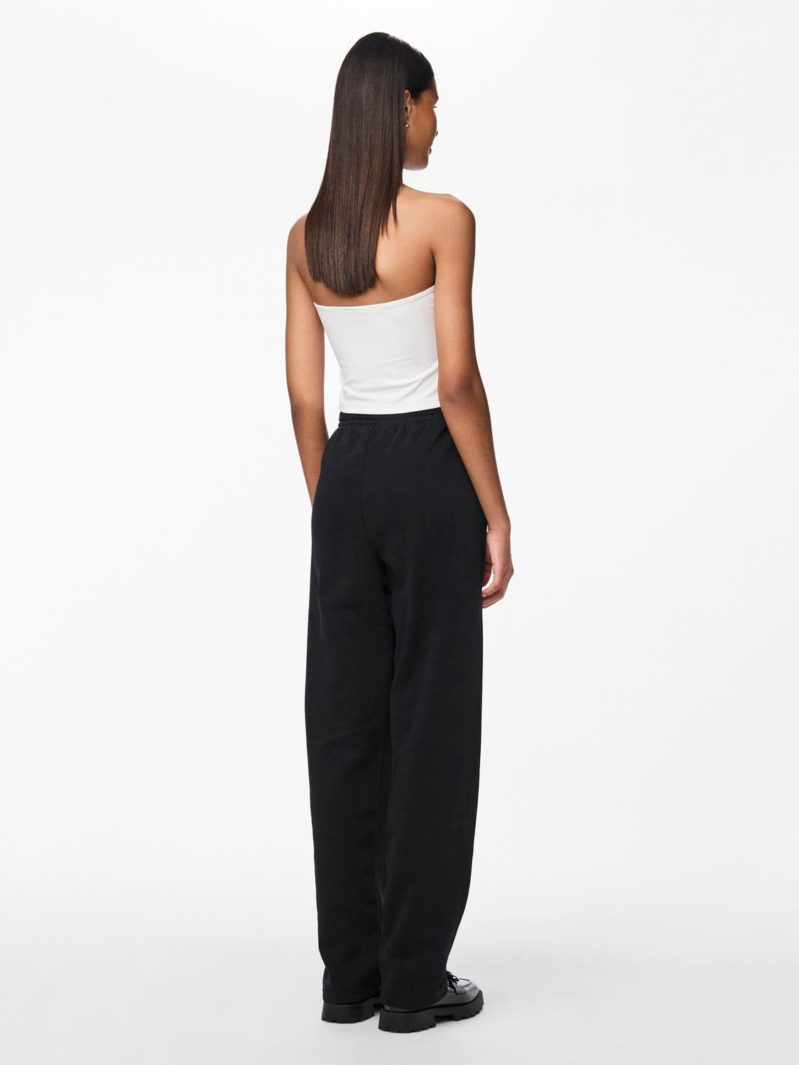 PCCHILLI Straight Pants - Black