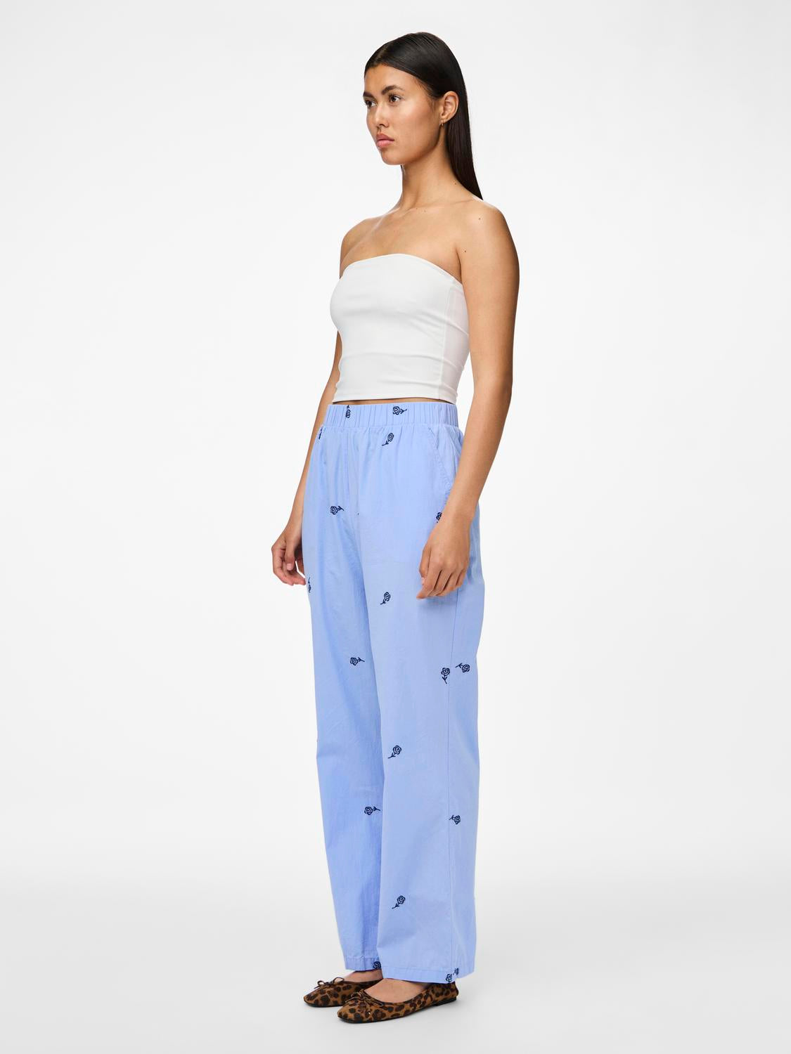 PCSABIRA Trousers - Hydrangea