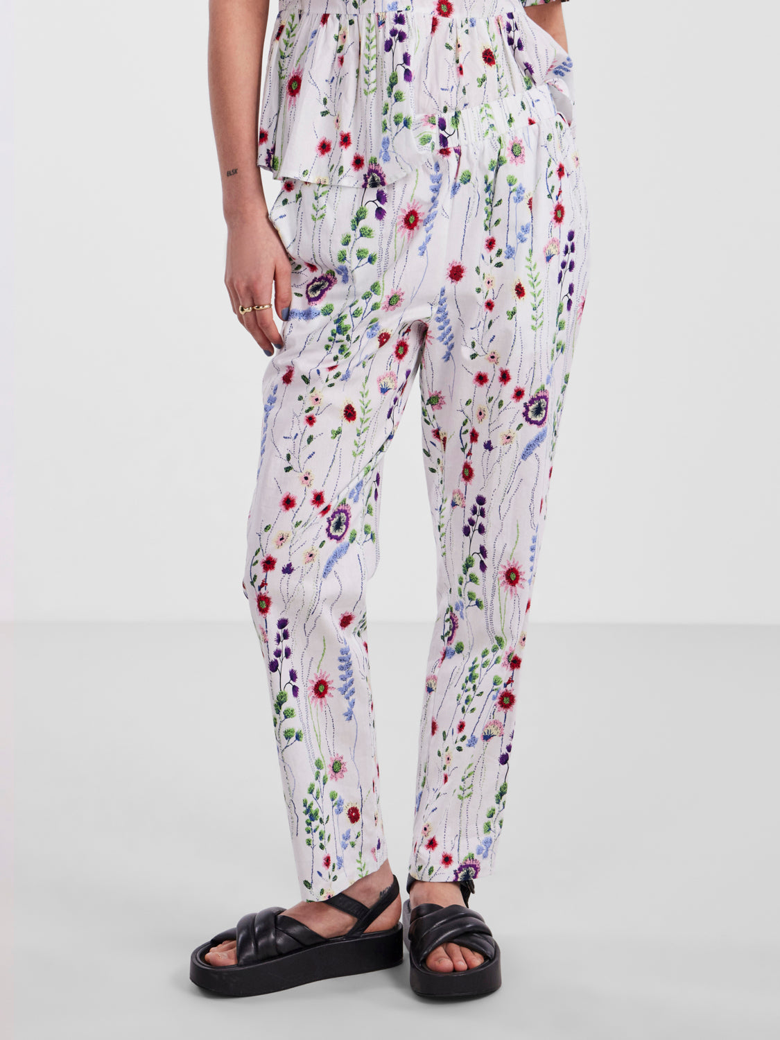 PCJALISA Pants - Bright White