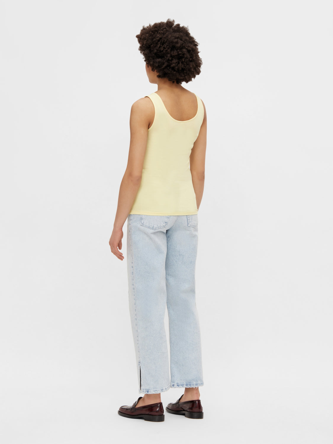 PCKITTE Tank top - pale banana