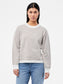 PCPHILIPPA Pullover - Cloud Dancer/brun